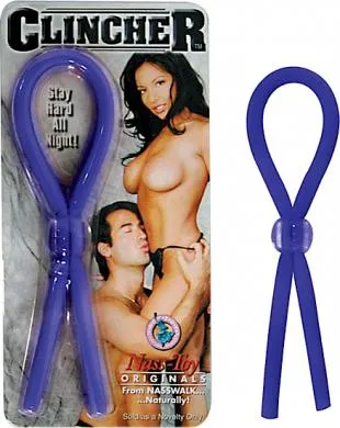 Clincher Adjustable Rubber C Ring Blue Nasstoys Male Sex Toys Clincher Adjustable Rubber C Ring Blue Nasstoys Male Sex Toys