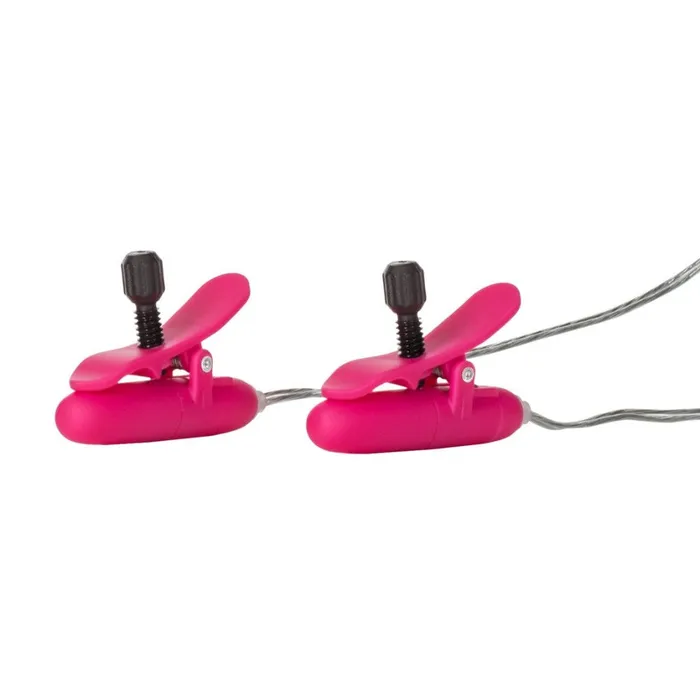California Exotic Vibrators Pink Heated Vibrating Nipple Teasers