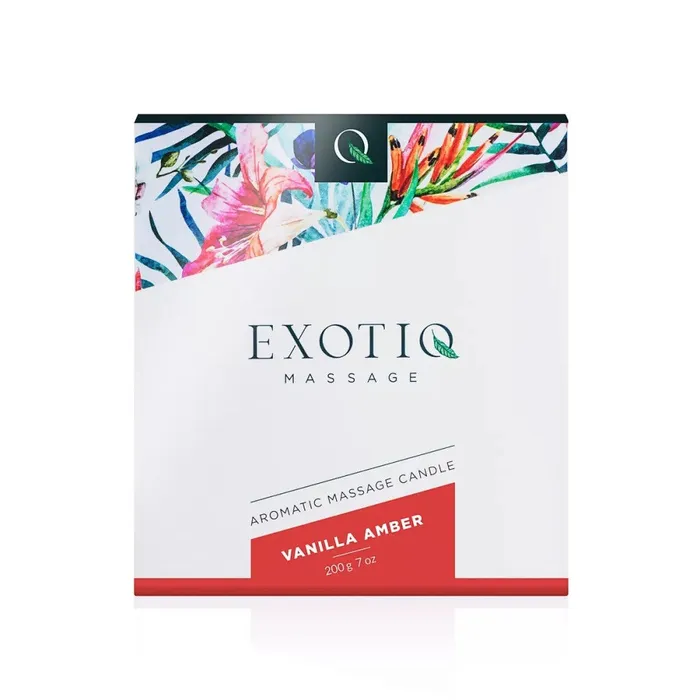 Couples Exotiq Massage candle ExotiQ Vanilla Amber