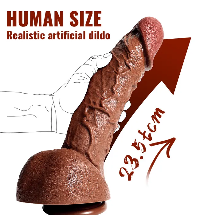 Female Sex Toys sex toys Human Size Curved Realistic Dildo