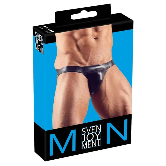 Male Sex Toys Svenjoyment Jock Erotic Wet Effect Mens Briefs with Open Ass Svenjoyment