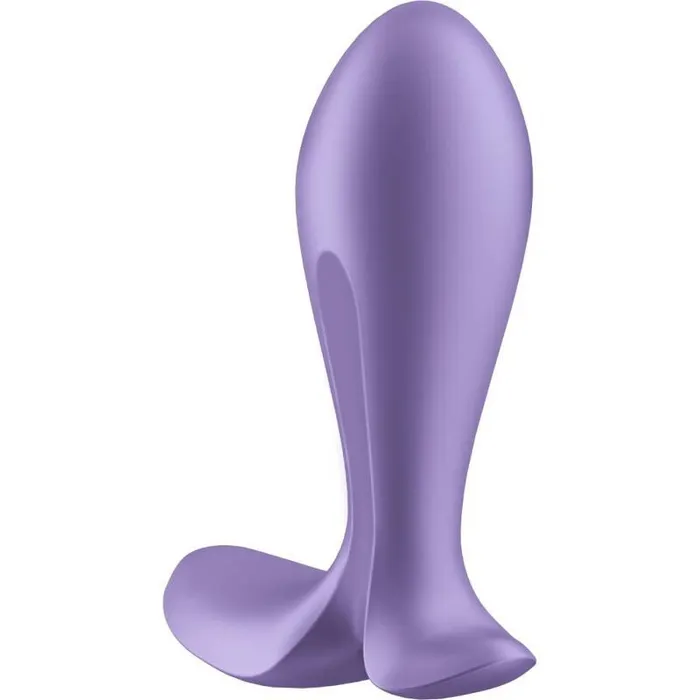 Satisfyer Intensity Plug Small Rechargeable Anal Stimulator with App Purple Satisfyer Anal