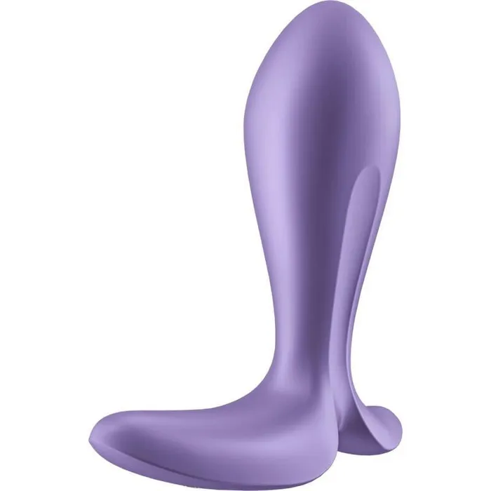 Satisfyer Intensity Plug Small Rechargeable Anal Stimulator with App Purple Satisfyer Anal