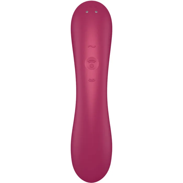 Satisfyer Satisfyer Curvy Trinity 2 in 1 Suction Clitoris Stimulator Vibrator Female Sex Toys