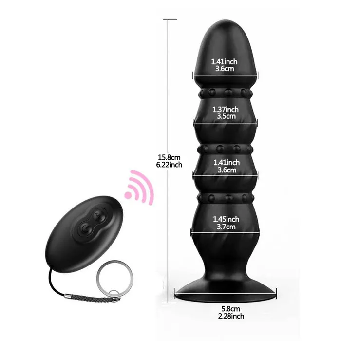DY Remote Control Anal Plug Vibrator Large DY Male Sex Toys