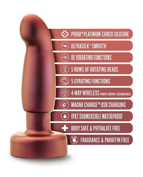 Blush Anal Adventures Matrix Bionic Plug Cosmic Copper Blush Novelties Anal