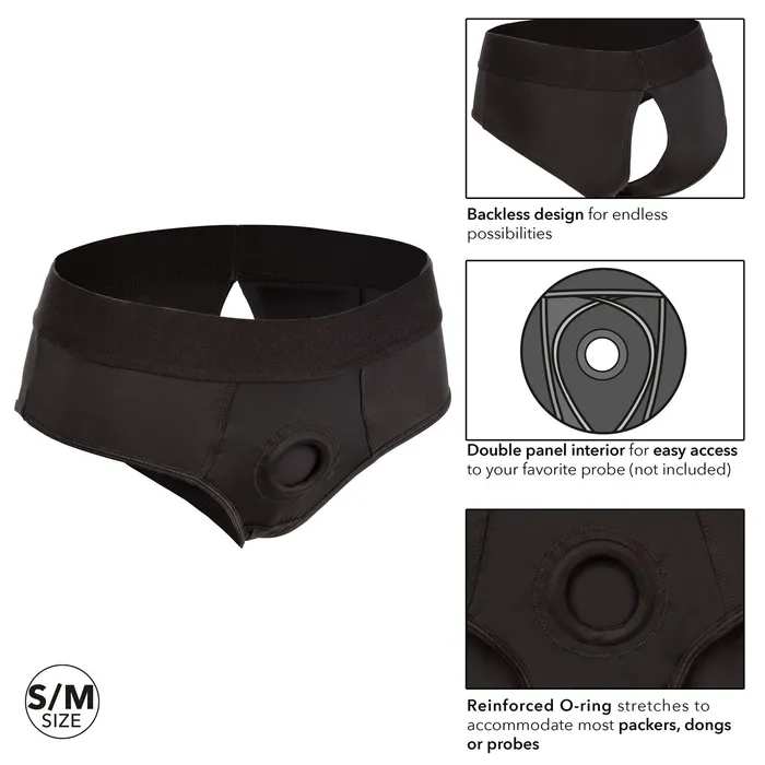 Female Sex Toys Boundless Backless Brief SM CalExotics Female Sex Toys Boundless Backless Brief SM CalExotics