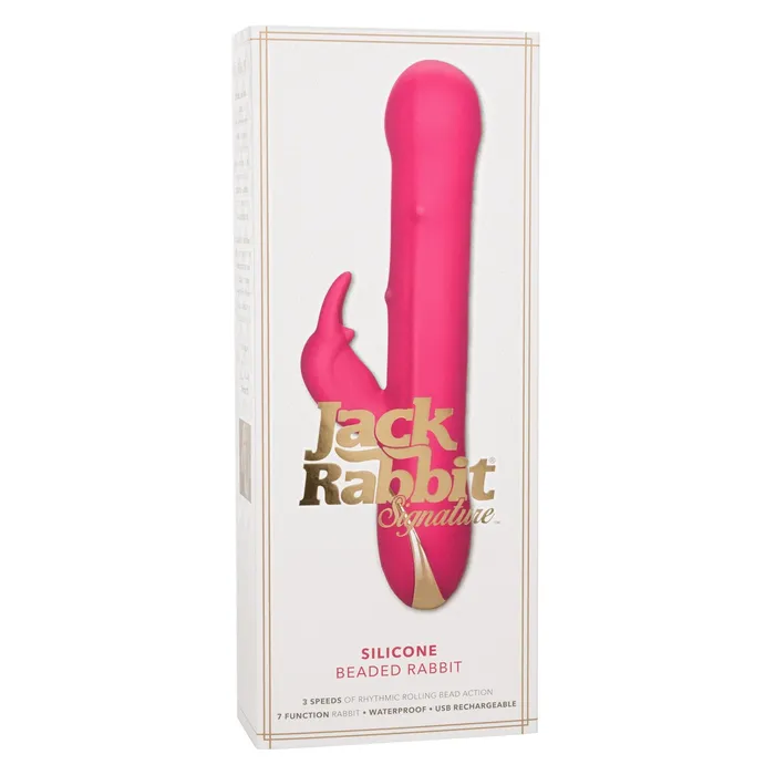 Female Sex Toys CalExotics Jack Rabbit Signature Silicone Beaded Rabbit Female Sex Toys CalExotics Jack Rabbit Signature Silicone Beaded Rabbit