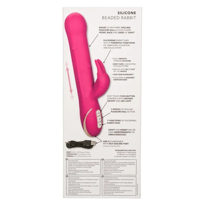 Female Sex Toys CalExotics Jack Rabbit Signature Silicone Beaded Rabbit Female Sex Toys CalExotics Jack Rabbit Signature Silicone Beaded Rabbit