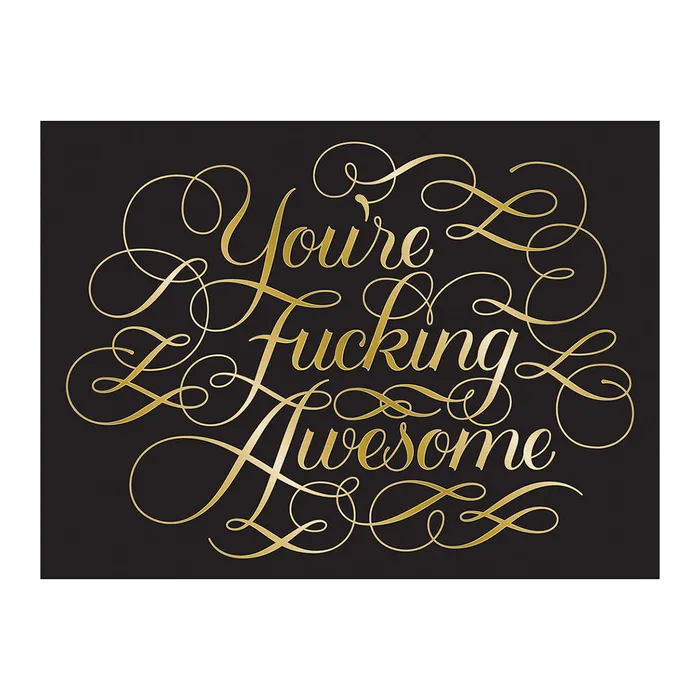 Female Sex Toys Calligraphuck Calligraphuck Youre Fucking Awesome Notecards 12 pk Female Sex Toys Calligraphuck Calligraphuck Youre Fucking Awesome Notecards 12 pk