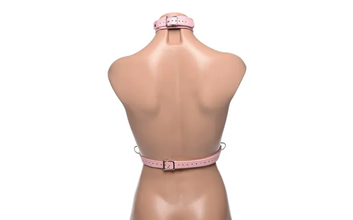Frisky Vibrators Frisky Miss Behaved Chest Harness Pink