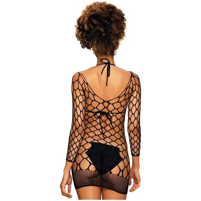 Obsessive Bodystockings Playsuits Obsessive Net Dress D606 One Size Black