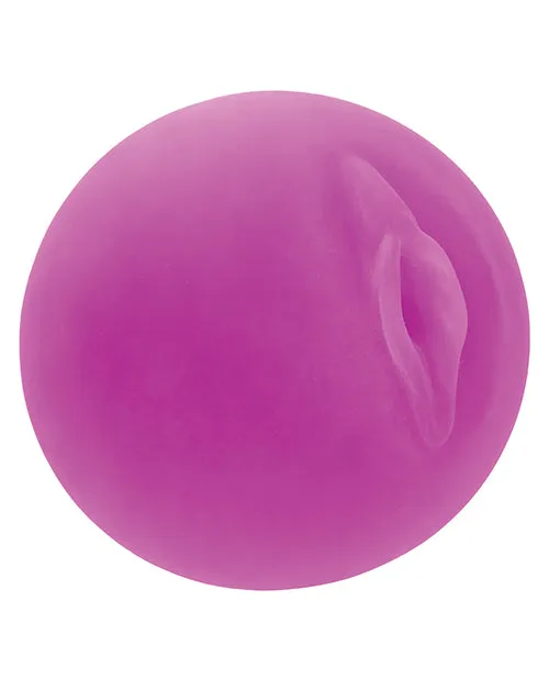 Pop Sock Pussy Ball Masturbator Purple California Exotic Novelties Male Sex Toys