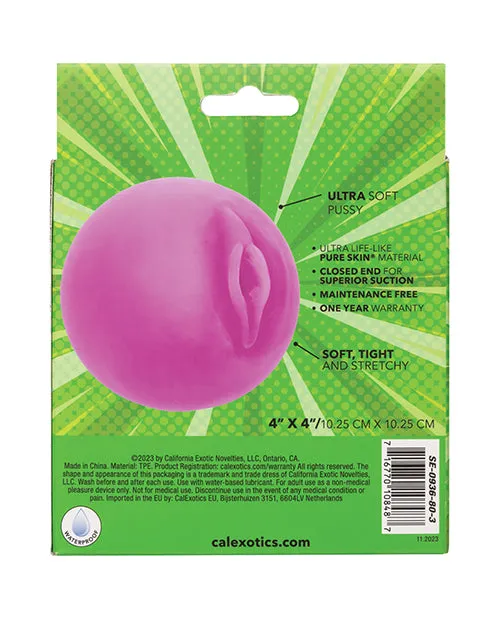 Pop Sock Pussy Ball Masturbator Purple California Exotic Novelties Male Sex Toys